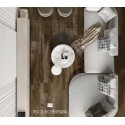 PORCELANATO ITAGRES 30 X 120 CM. SIMIL MADERA - COLOR NOGAL