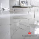 PORCELANATO SIMIL MARMOL CALACATTA 75 X 75 cm.
